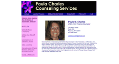 Desktop Screenshot of paulacharlescounseling.com